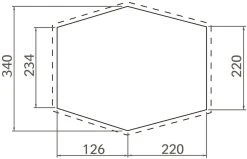VAUDE Drive Van Tent Footprint Tent Groundsheet -Outwell Shop 12063 g1