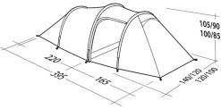 Robens Pioneer 2EX Lightweight Hiking Tent -Outwell Shop 130314 Robens Pioneer 2EX Drawing Perspective2