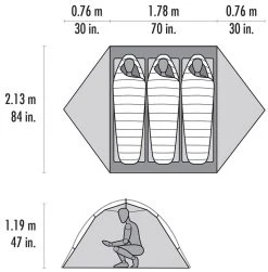 MSR Access 3 4-Season Hiking Tent 27 MSR Access 3 4-Season Hiking Tent -Outwell Shop 13118 msr access 3 floorplan