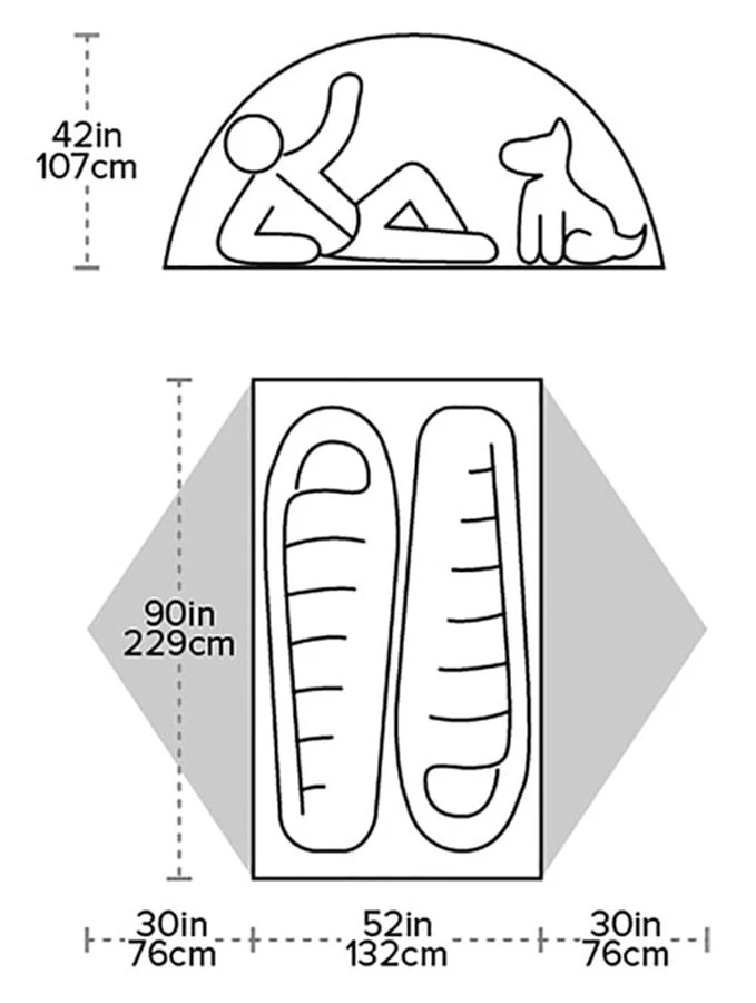 Big Agnes Blacktail 2 Lightweight Backpacking Tent 7 Big Agnes Blacktail 2 Lightweight Backpacking Tent - Image 5