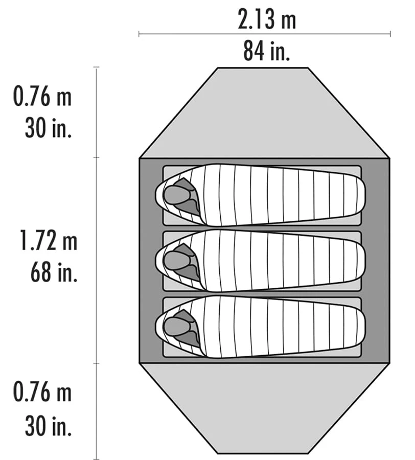 MSR Elixir 3 V2 Tent Backpacking Shelter 12 MSR Elixir 3 V2 Tent Backpacking Shelter - Image 10