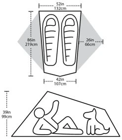Big Agnes Tiger Wall 2 Platinum Crazylight Backpacking Tent 19 Big Agnes Tiger Wall 2 Platinum Crazylight Backpacking Tent -Outwell Shop TTWP219 FPHH