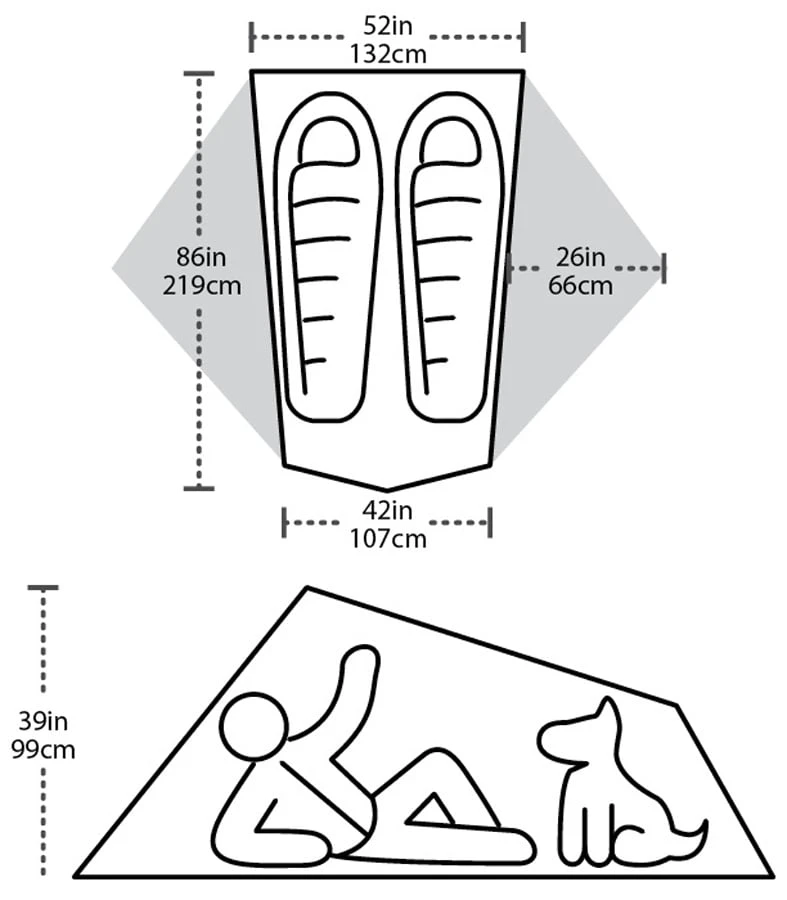 Big Agnes Tiger Wall 2 Platinum Crazylight Backpacking Tent 7 Big Agnes Tiger Wall 2 Platinum Crazylight Backpacking Tent - Image 5
