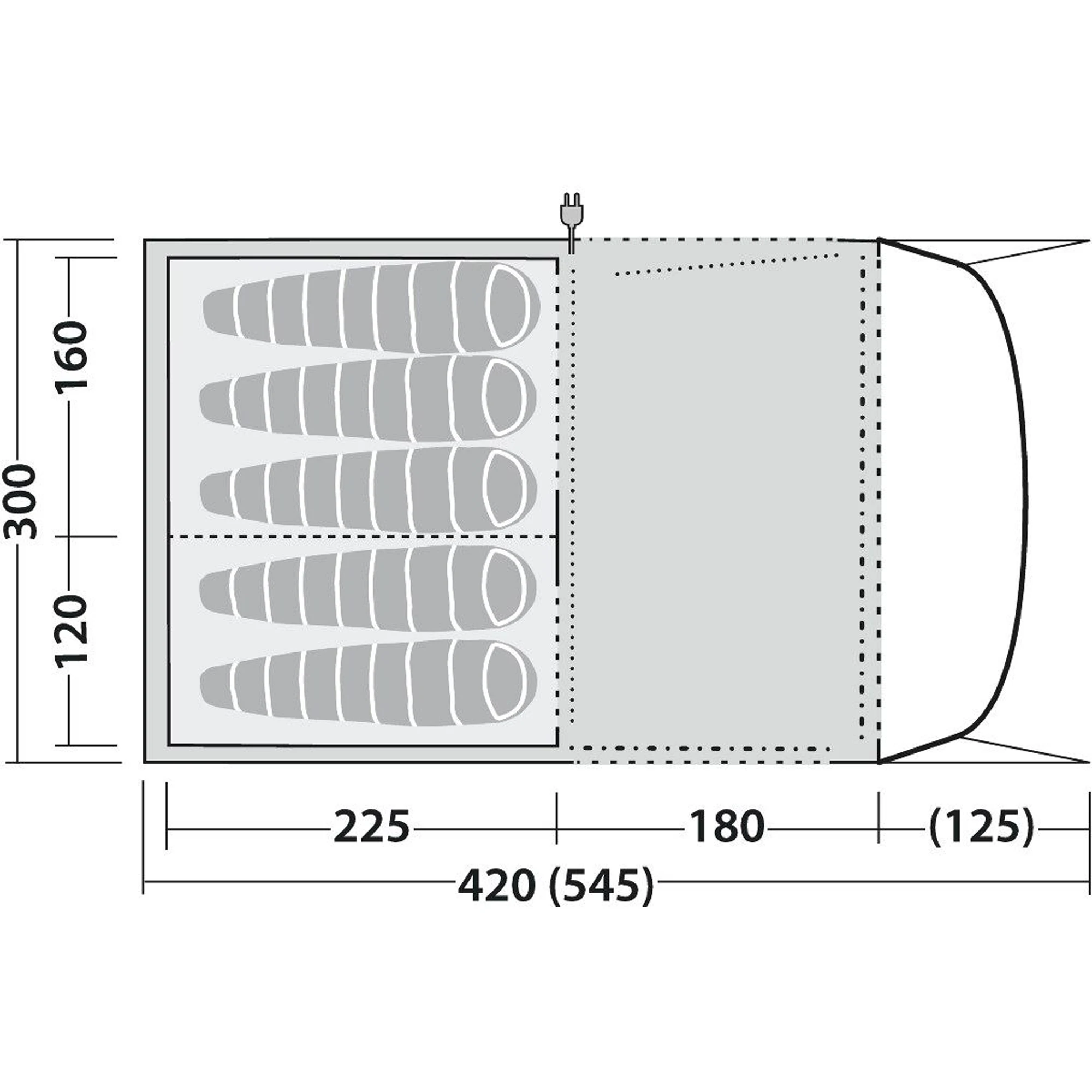 Robens Wolf Moon 5 XP Family Camping Tent 11 Robens Wolf Moon 5 XP Family Camping Tent - Image 9