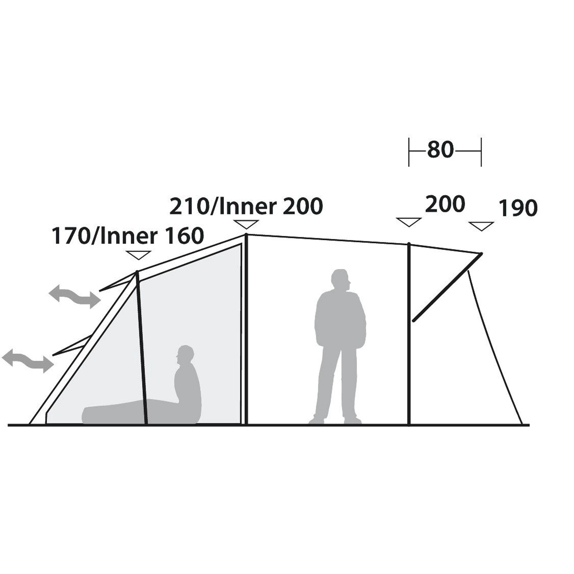 Robens Wolf Moon 5 XP Family Camping Tent 10 Robens Wolf Moon 5 XP Family Camping Tent - Image 8