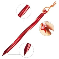 Basic Nature Zelthering Y-Stake Spiral - Tent Stake -Outwell Shop basic nature zelthering y stake spiral tent stake detail 2
