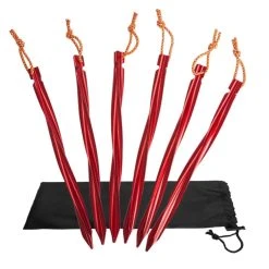 Basic Nature Zelthering Y-Stake Spiral - Tent Stake -Outwell Shop basic nature zelthering y stake spiral tent stake detail 3