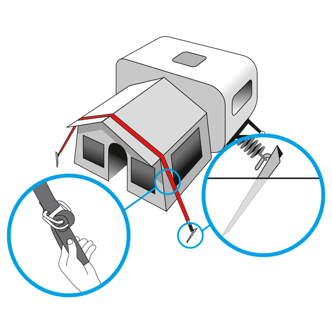 Brunner Stabilizer Kit - Tent Extension 8 Brunner Stabilizer Kit - Tent Extension - Image 6