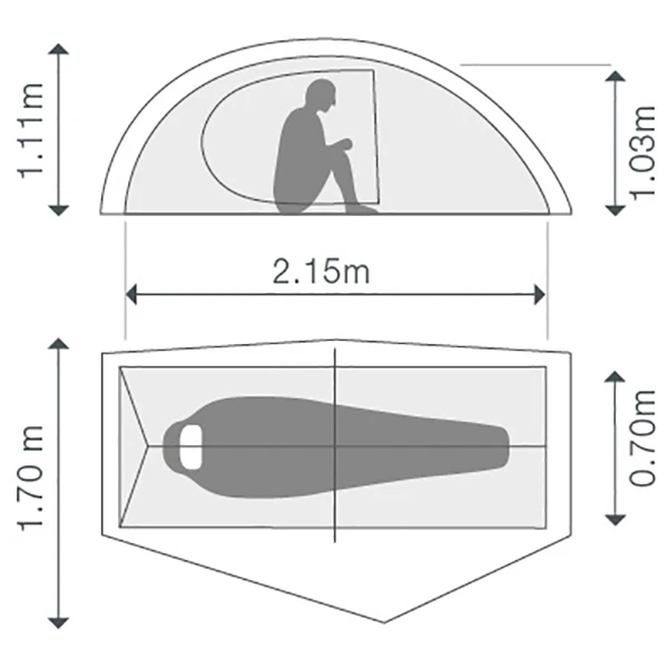 Exped Mira I HL - 1-person Tent 6 Exped Mira I HL - 1-person Tent - Image 4