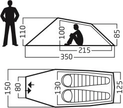 Nordisk Halland 2 PU Backpacking Tent -Outwell Shop halland 2 floorplan nordisk