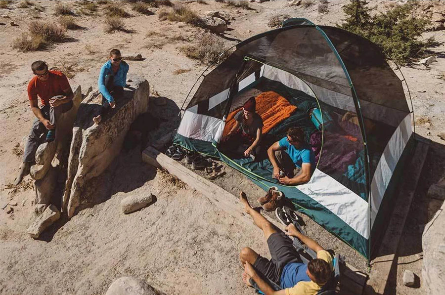 Kelty Outback 4 Car Camping Tent + Footprint 6 Kelty Outback 4 Car Camping Tent + Footprint - Image 4