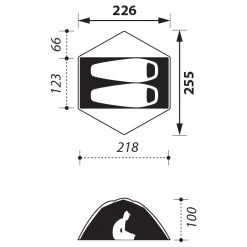 NOMAD Jade Tent - 2-person Tent -Outwell Shop nomad jade tent 2 person tent detail 6