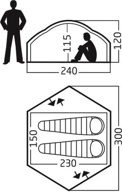 Nordisk Otra 2 PU Lightweight Backpacking Tent -Outwell Shop otra 2 floorplan nordisk