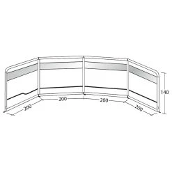 Outwell Windscreen Air - Tent Extension 9 Outwell Windscreen Air - Tent Extension -Outwell Shop outwell windscreen air tent extension detail 2