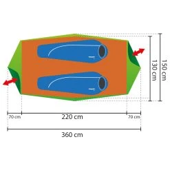 Femund - 2-person Tent 7 Femund - 2-person Tent -Outwell Shop rejka femund 2 person tent detail 3