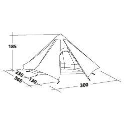 Robens Fairbanks - 4-person Tent 9 Robens Fairbanks - 4-person Tent -Outwell Shop robens fairbanks 4 person tent detail 4