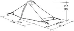 Robens Starlight 2 Lightweight Backpacking Tent -Outwell Shop robensstarlight2diagram12021
