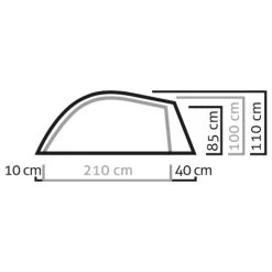 SALEWA Litetrek II Tent - 2-person Tent -Outwell Shop salewa litetrek ii tent 2 person tent detail 3