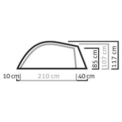 SALEWA Litetrek Pro III Tent - 3-person Tent -Outwell Shop salewa litetrek pro iii tent 3 person tent detail 3