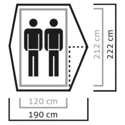 SALEWA Micra II - 2-person Tent -Outwell Shop salewa micra ii 2 person tent bf detail 3