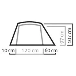 SALEWA Micra II - 2-person Tent -Outwell Shop salewa micra ii 2 person tent bf detail 4