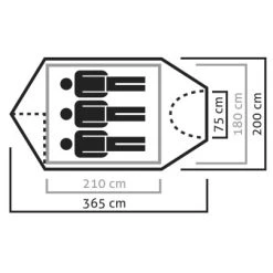 SALEWA Sierra Leone III Tent - 3-person Tent -Outwell Shop salewa sierra leone iii tent 3 person tent detail 5