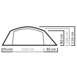 SALEWA Sierra Leone III Tent - 3-person Tent -Outwell Shop salewa sierra leone iii tent 3 person tent detail 6
