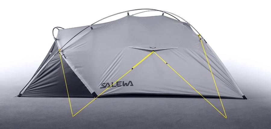 SALEWA Litetrek 3 Lightweight Hiking Tent + Footprint 10 SALEWA Litetrek 3 Lightweight Hiking Tent + Footprint - Image 8