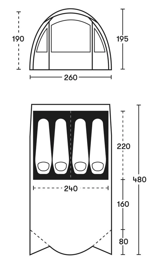 Spatz Stork 4 BTC Technical Cotton Camping Tent 7 Spatz Stork 4 BTC Technical Cotton Camping Tent - Image 5