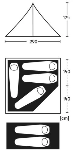Spatz Wigwam 4 BTC Technical Cotton Tipi Tent 7 Spatz Wigwam 4 BTC Technical Cotton Tipi Tent -Outwell Shop spatzwigwam4btc3