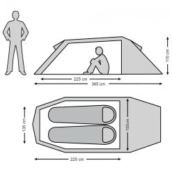 Stoic AdakSt. II 2P - 2-person Tent -Outwell Shop stoic adakst ii 2p 2 person tent detail 12