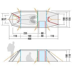 Tatonka Alaska 2.235 PU - 2-person Tent -Outwell Shop tatonka alaska 2235 pu 2 person tent detail 12
