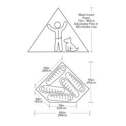 Big Agnes Gold Camp 5 Mesh Inner Tent Cabin -Outwell Shop tent layout graphics gold camp 5 meshcopy