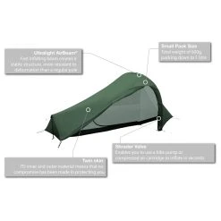 Vango F10 Hydrogen Air - 1-person Tent -Outwell Shop vango f10 hydrogen air 1 person tent detail 2