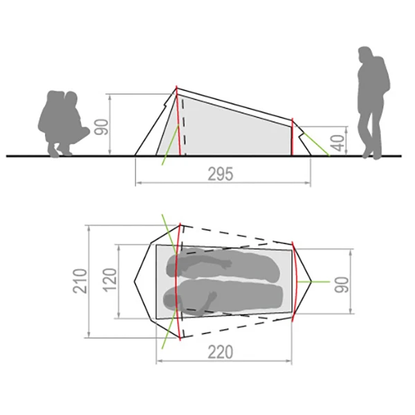 VAUDE Arco 1-2P - 1-person Tent 6 VAUDE Arco 1-2P - 1-person Tent - Image 4