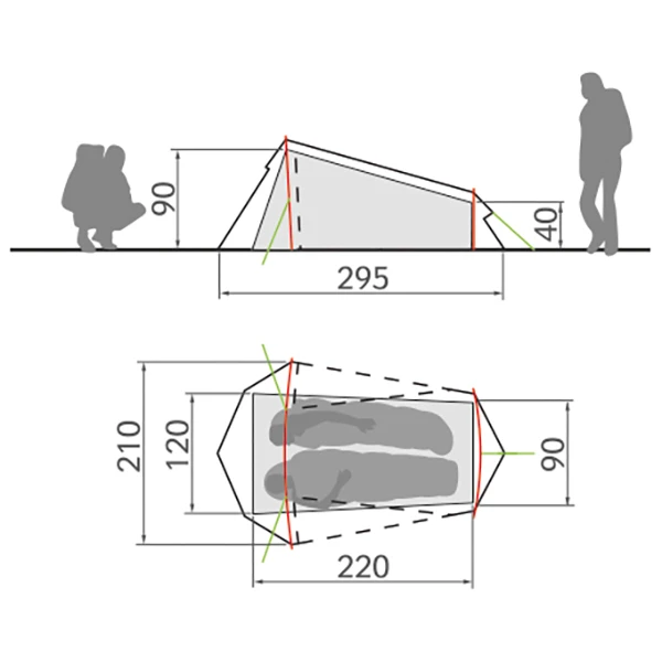 VAUDE Arco 1-2P - 1-person Tent 7 VAUDE Arco 1-2P - 1-person Tent - Image 5