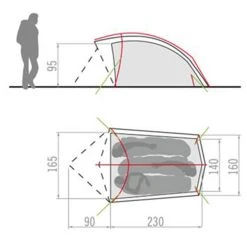 VAUDE Taurus 3P - 3-person Tent 8 VAUDE Taurus 3P - 3-person Tent -Outwell Shop vaude taurus 3p 3 person tent detail 2