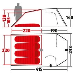 Wechsel Intrepid 4 - 4-person Tent -Outwell Shop wechsel intrepid 4 4 person tent detail 8