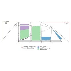 Evo TM V2 - 4-person Tent -Outwell Shop zempire evo tm v2 4 person tent detail 7